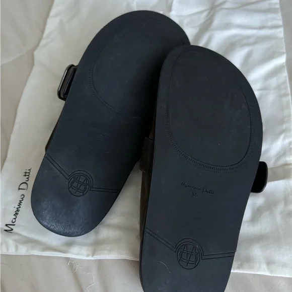 Massimo Dutti Brown Suede women’s Shoes - Picture 3 of 4